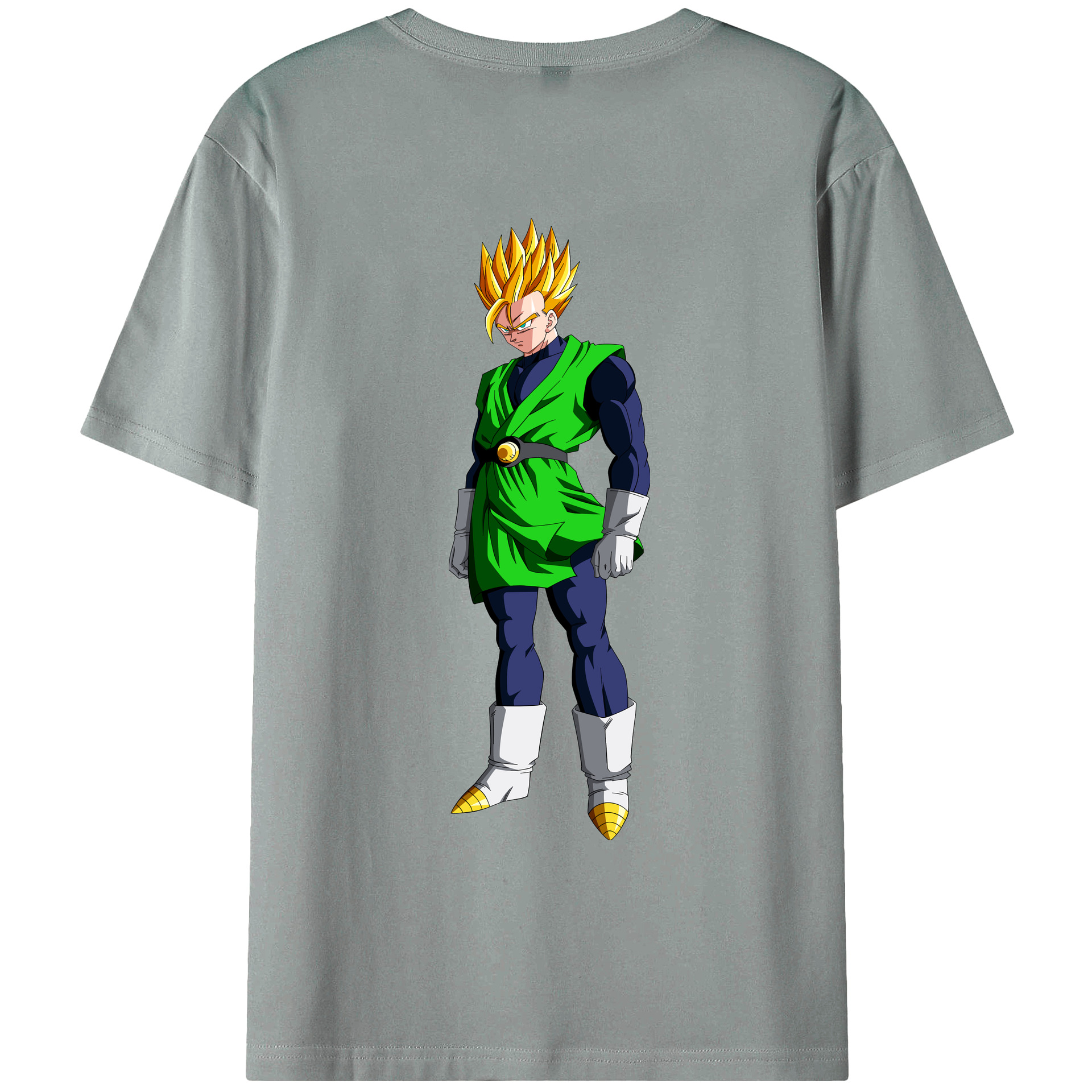 （画像用） ドラゴンボール 孫 悟飯（そんごはん）DRAGON BALL Son Gohan 綿100％ メンズ半袖Tシャツ（バックプリント） 通気性